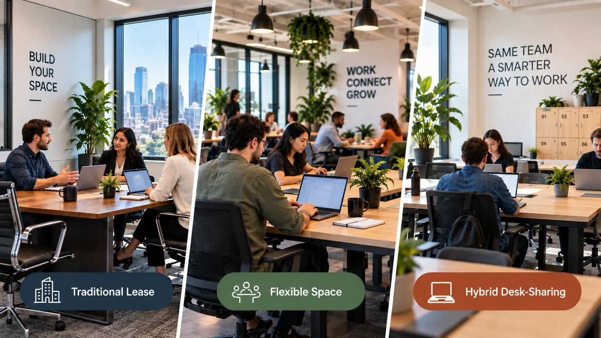 Traditional Lease vs. Flexible Space for a Growing Team